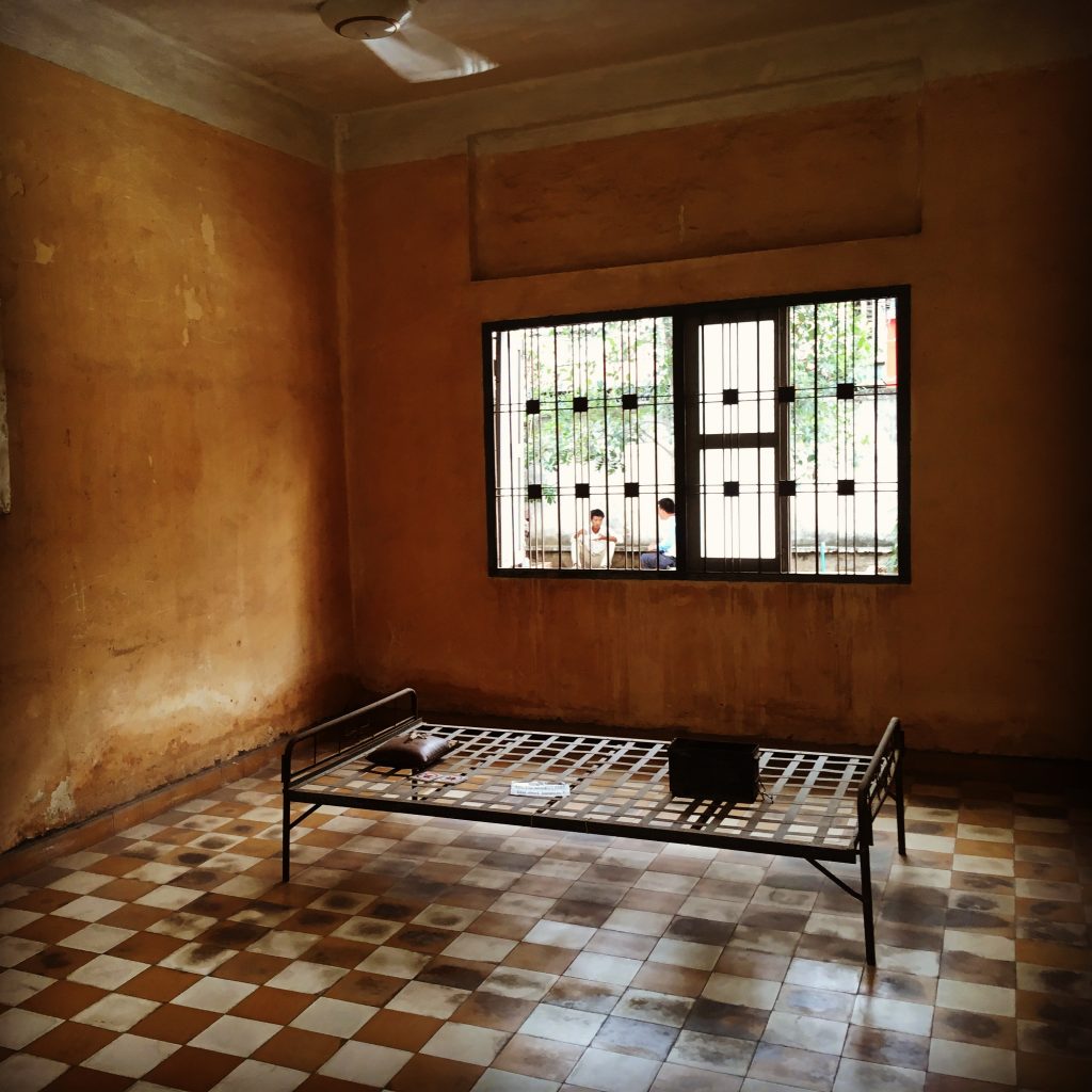 "Habitación" en la cárcel S21 de Phnom Penh